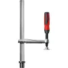 Schroefklem Bessey TW28-30-14-2K 30 cm zwart rood roestvrij staal