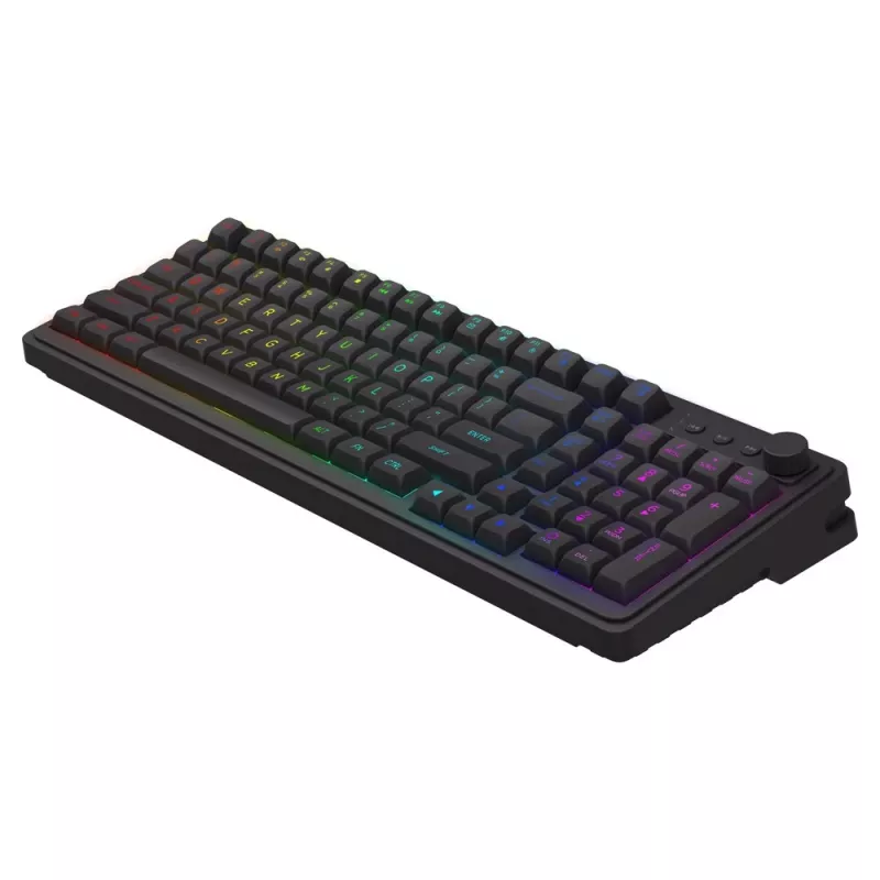Savio Galaxis gaming-toetsenbord USB QWERTY US Engels zwart