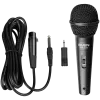 Microfoon SVEN MK-110 (bekabeld, dynamisch, metaal, kabel 4,0 m, 6,3 / 3,5 mm jack, zwart)