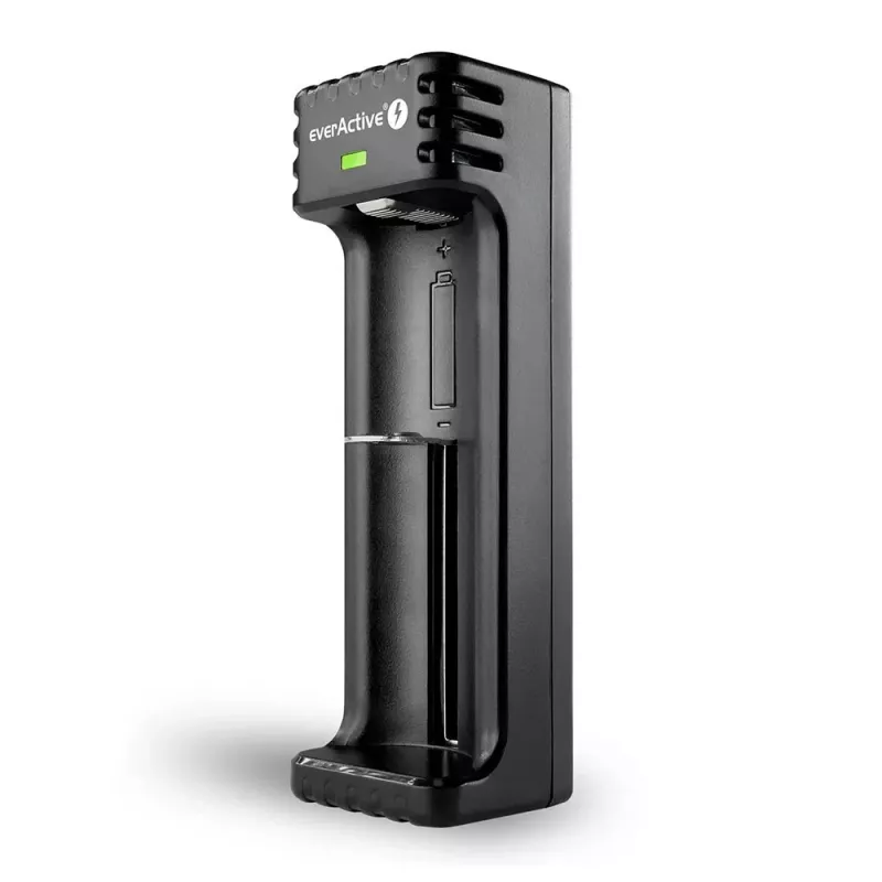 Oplader everActive LC100C USB‑C voor Li‑ion-cellen, USB‑C-ingang, model LC100C