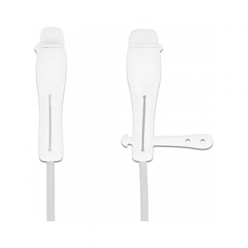 DeLOCK stofkap voor USB Type-C stekker en Apple Lightning stekker set 2 stuks wit