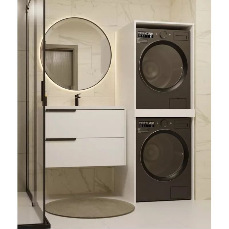 top e shop POLA TWIN wasruimtekast voor wasmachine en droger – wit