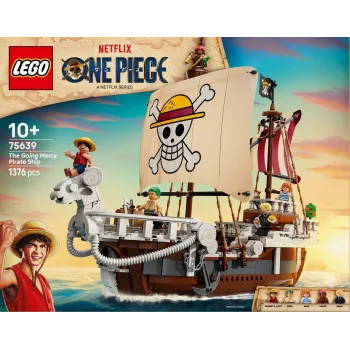 LEGO-set The Going Merry piratenschip 75639 — One Piece steenmodel