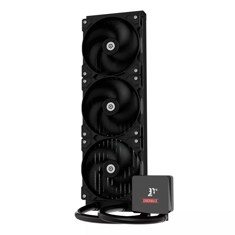 Vloeistofkoelingsset Enermax ELC-LMIV360-SF 12 cm zwart