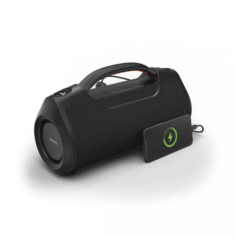 Soundbar HAMA Soundbarrel 2.0 zwart Bluetooth draadloos — compact 2.0-kanaals