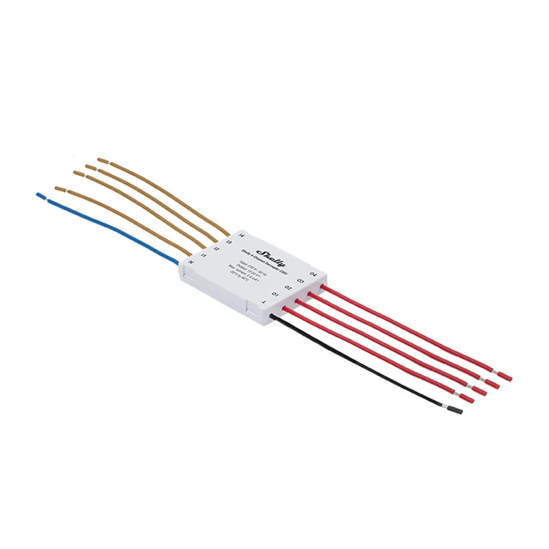 4-kanaals ontkoppelaar Shelly Shelly_4CD 230V – DIN-rail relaisschakelinterface voor vier stroomcircuits