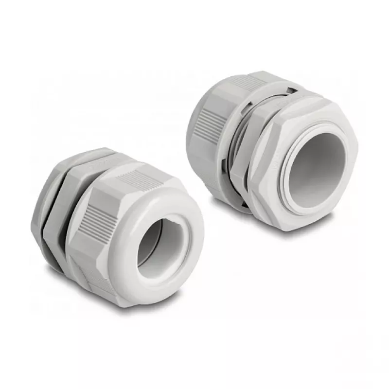 DeLOCK EX kabelwartel M32 grijs 2 stuks polyamide