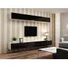 Cama woonkamerkastenset VIGO 13 wit/zwart hoogglans