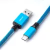 CableMod Classic spiraalvormige toetsenbordkabel CM-CKCA-CK-KK150KK-R, USB-C naar USB-A, 150 cm, zwart (Midnight Black)