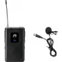 Lavalier-microfoon Omnitronic UHF-E Series 527,5 MHz — bedrade lavaliermicrofoon voor spraak en presentaties