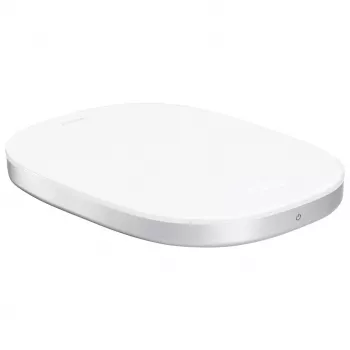 Elektronische keukenweegschaal ZWILLING Enfinigy zilver wit — 10 kg capaciteit, 1 g nauwkeurigheid, LCD-display