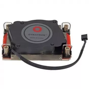 1U-top-blower-cpu-koeler Dynatron S3 voor Intel LGA 4677, actief low-profile-ontwerp