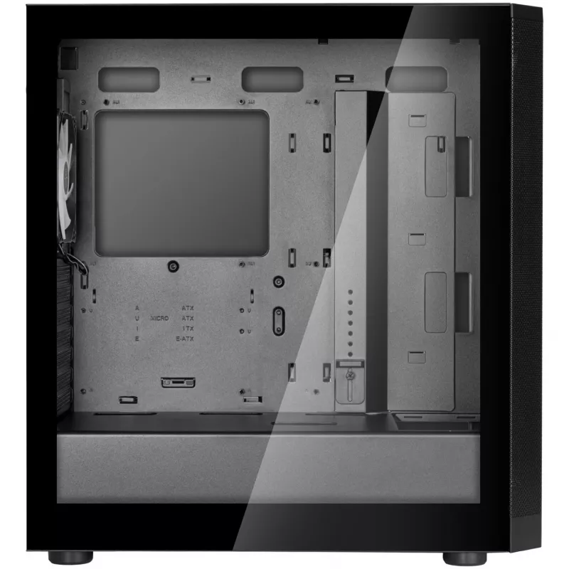 SilverStone FARA 514X zwart gehard glas (SST-FA514X-BG)
