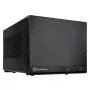 SilverStone SUGO 13 - Desktop - Mini-DTX - zonder voeding (AT / PS/2) - zwart - USB/audio (SST-SG13B-Q)