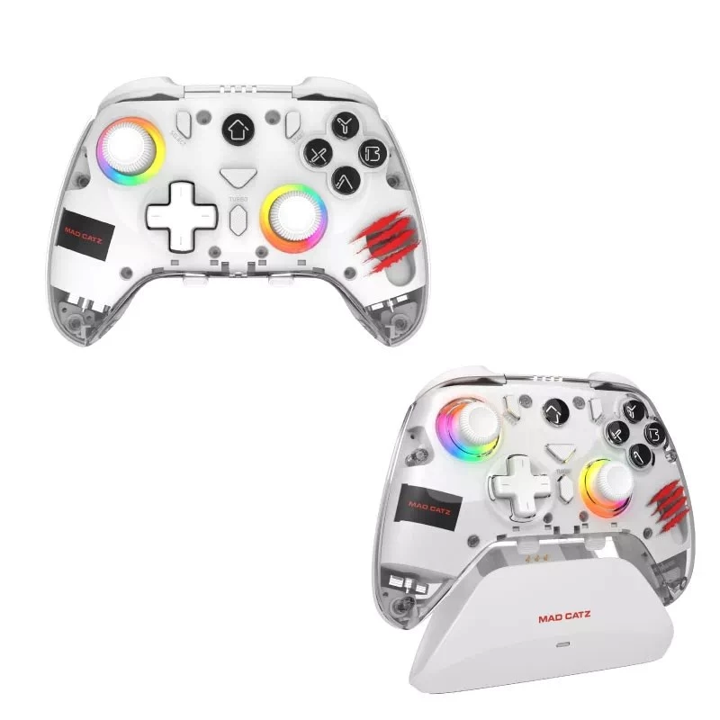Gaming-controller Mad Catz C.A.T. 17 CUSTOMIZABLE — bedrade gamepad, programmeerbare knoppen, ergonomisch ontwerp