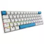 Sharkoon SGK50 S4 toetsenbord Home USB QWERTZ Duits wit 60% RGB LED