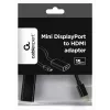 Gembird A-MDPM-HDMIF-02 Videokabel-adapter Mini DisplayPort HDMI type A (standaard) zwart