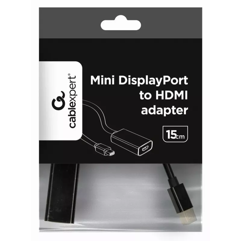 Gembird A-MDPM-HDMIF-02 Videokabel-adapter Mini DisplayPort HDMI type A (standaard) zwart