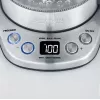 Elektrische waterkoker SEVERIN 1 L 2200 W glas en roestvrij staal, 5 temperatuurinstellingen, LED-display