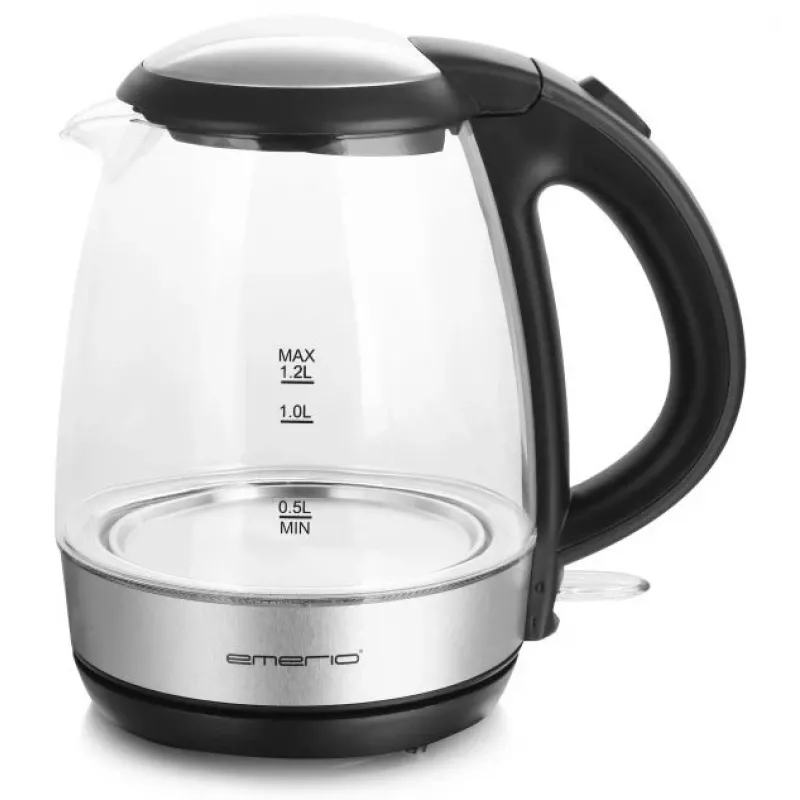 Waterkoker Emerio 1,2L 2200W glas