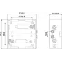 Goobay 11452 BH D batterijhouder voor 2 x D-cellen, zwart