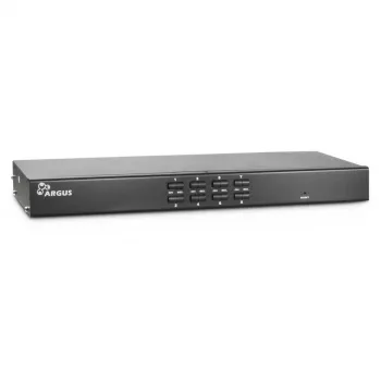 Inter-Tech KVM AS-9108DU rack-inbouw zwart toetsenbord/video/muis (KVM)-switch (88887233)