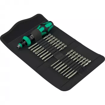 Multi-bit schroevendraaier Wera Kraftform Kompakt 60 RA-R Imperial 1 17-delig
