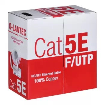 Netwerkkabel Alantec KIF5PVC305Q Cat5e F/UTP (FTP) 305 m grijs