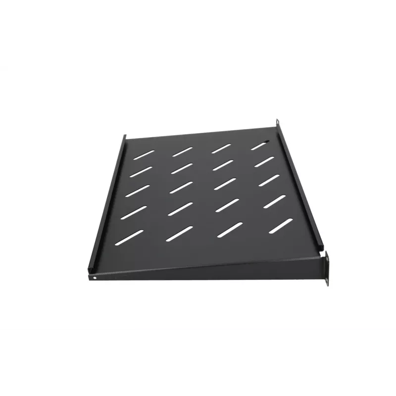 Legbord Extralink SHELF 1U voor 19-inch wandkasten, 1U, 300 mm, zwart, metaal