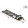 M.2 Key B naar SATA 7-polige adapter (verticaal) DELOCK 64290