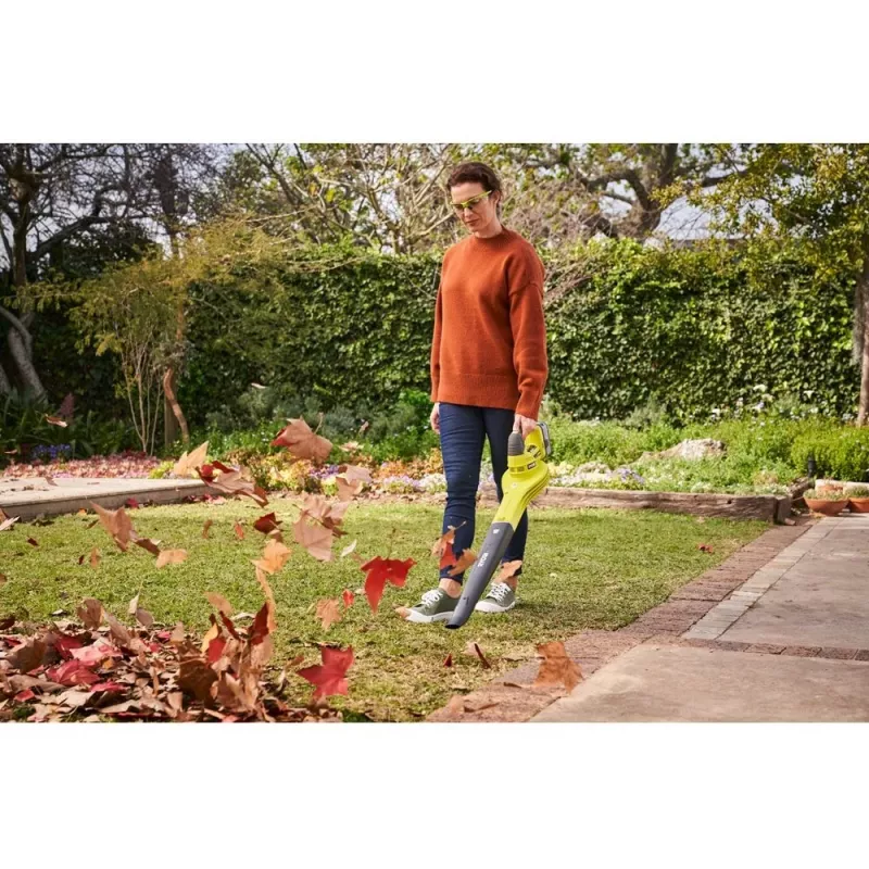 Ryobi OBL1820S draadloze bladblazer 245 km/h zwart, groen
