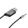 Savio TR-16 transmitter AUX-adapter met handsfree functie, Bluetooth 5.3, Google Assistant/Siri