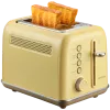 BUYDEEM 2-broodjes toaster, model DT620E, kleur Mellow Yellow, EU