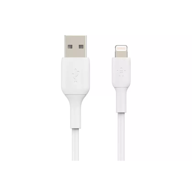 Belkin PVC USB-A naar Lightning 2m wit
