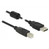 USB-kabel DeLOCK 5m USB 2.0-A USB 2.0-B