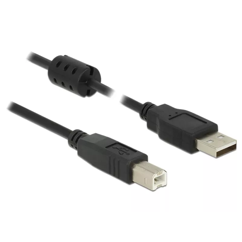 USB-kabel DeLOCK 5m USB 2.0-A USB 2.0-B