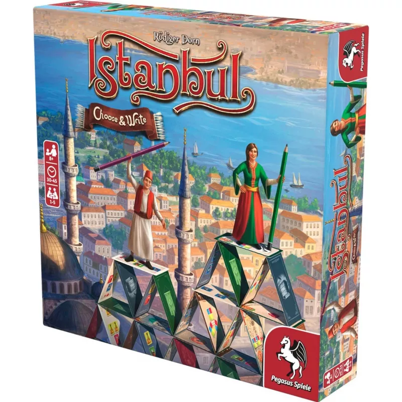 Istanbul - Choose & Write, bordspel