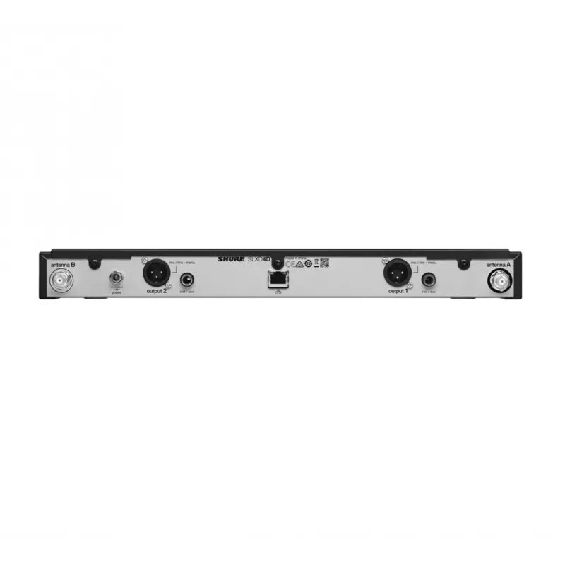 Shure SLXD4DE-G59 - draadloze microfoonontvanger, 470 - 514 MHz