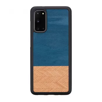 Telefoonhoesje man and wood Galaxy S20 denim zwart