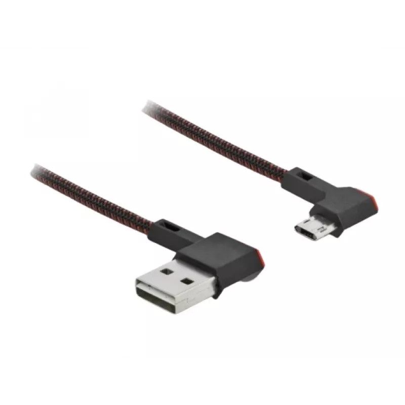 USB-kabel DeLOCK EASY-USB 2.0 Type-A naar micro-B stekker 0,5 m zwart