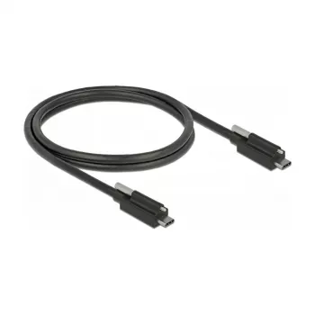 USB-kabel DeLOCK 83719 USB 3.2 Gen 2 1m USB-C zwart