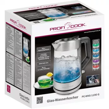 Proficook elektrische glazen waterkoker PC-WKS 1190 G