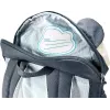 Compacte dagrugzak DEUTER Kikki — polyester 8 L, 350×200×170 mm, 310 g, zwart/wit