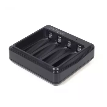 Batterijoplader Gembird BC-USB-03 USB-compatibel AA AAA zwart