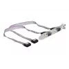 Delock Slotbracket, 2 x seriële poort (DB9 male), 40 cm