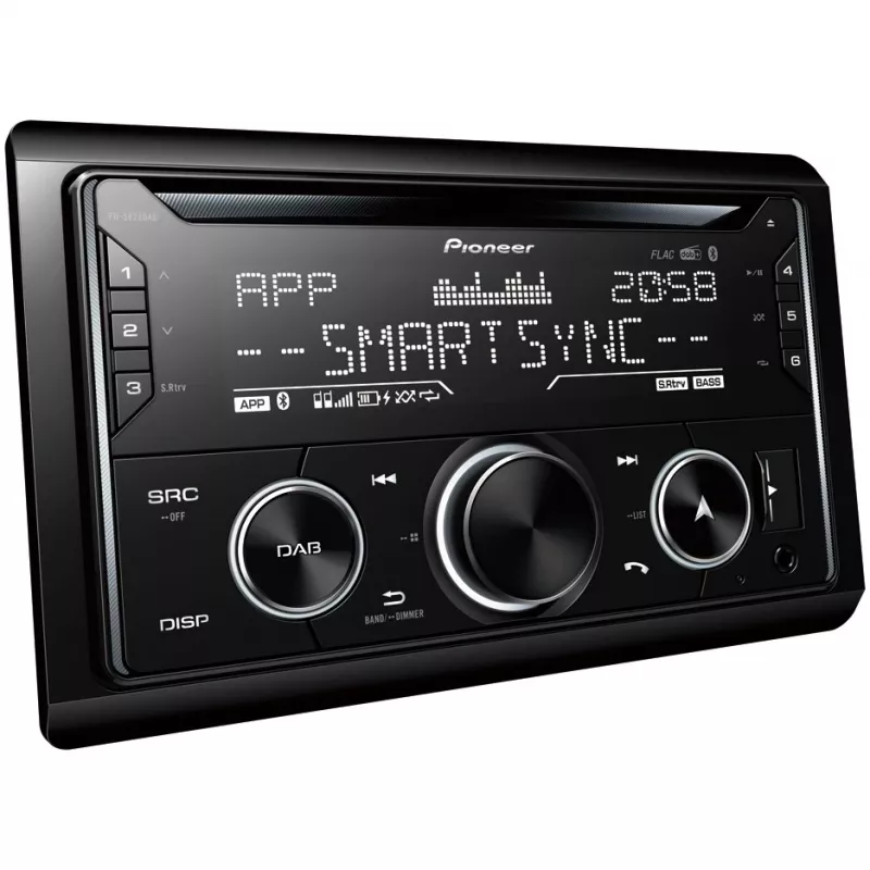 Car Media Receiver Pioneer FH-S820DAB zwart 200 W Bluetooth