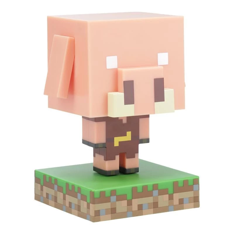 Tafellamp Paladone Icon Light PP14431MCF Piglin LED, decoratief in gamingdesign
