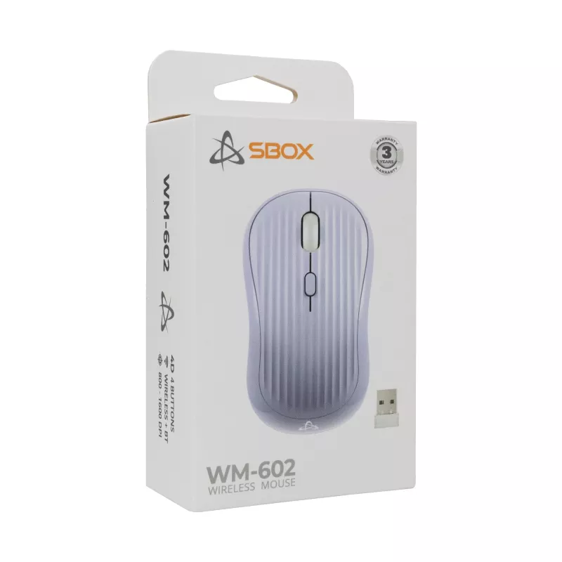 Sbox WM-602 paars draadloos
