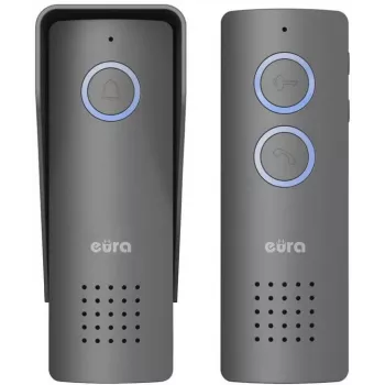 Draadloze deurintercom EURA ADP-80A3 grafiet