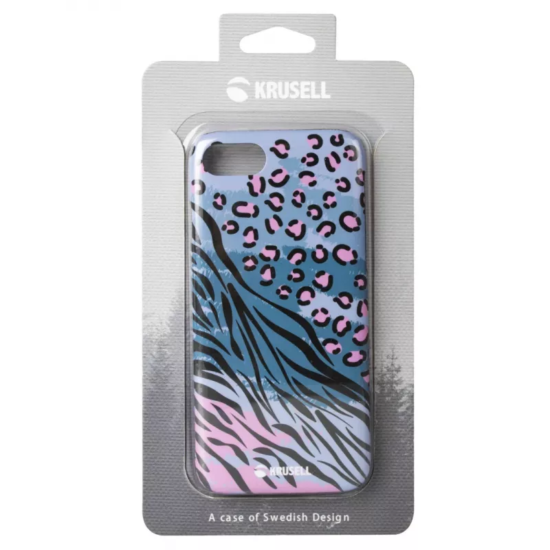 Cover Krusell 61897 hoesje voor iPhone SE 2020 iPhone 7 8 blauw